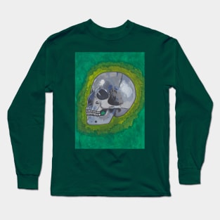 Human skull Long Sleeve T-Shirt